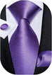 Lavender Silk Necktie Set-DBG1490