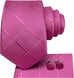 Hot Pink Silk Necktie Set-DUB1540