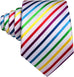 Multicolor Striped Necktie Set-LBW1485