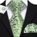 Oliver Green Silk Necktie Set-LBW