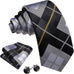 Black and Silver Necktie Set-LBW1495