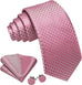 Rose Silk Necktie Set-LBWY1525